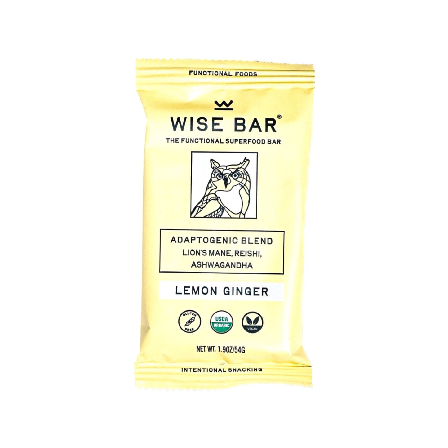 Wise Bar Adaptogenic Lemon Ginger Riegel