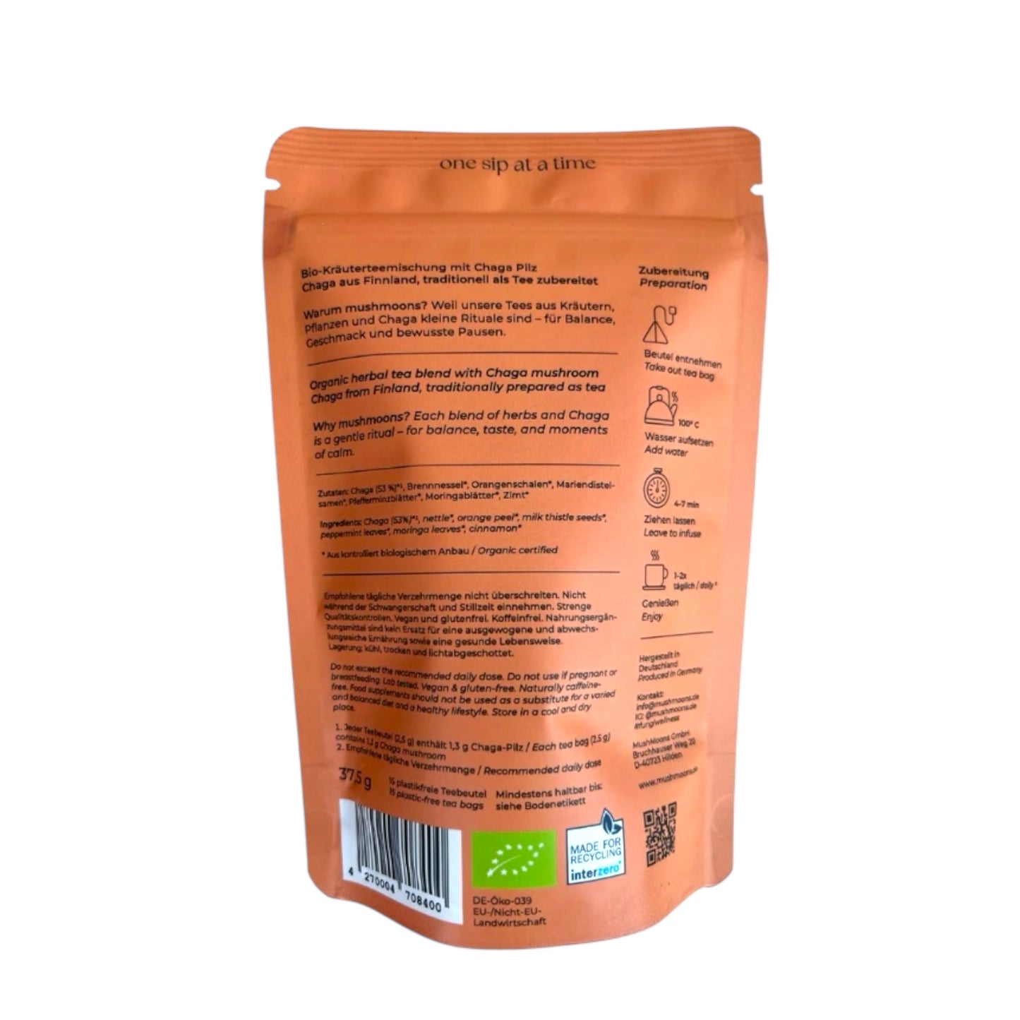 Mushmoons Chaga-Minz Tee