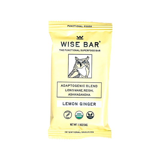 Wise Bar Adaptogenic Lemon Ginger Riegel